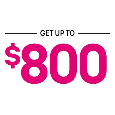 Get up to $800 for switching.