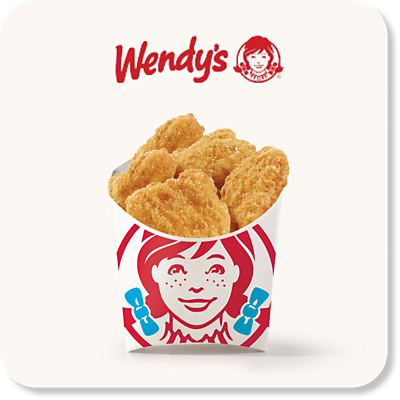 Container of Wendy’s chicken nuggets.