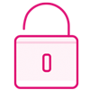 Icon of an open padlock