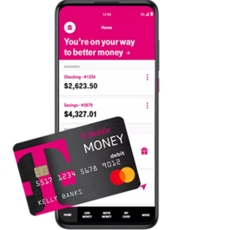 Image of T-Mobile money card