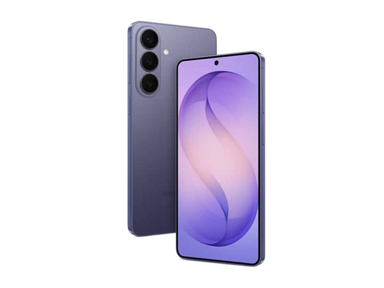A Samsung Galaxy S26+ with Galaxy AI shown back and front.