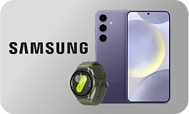 A Samsung phone and watch.