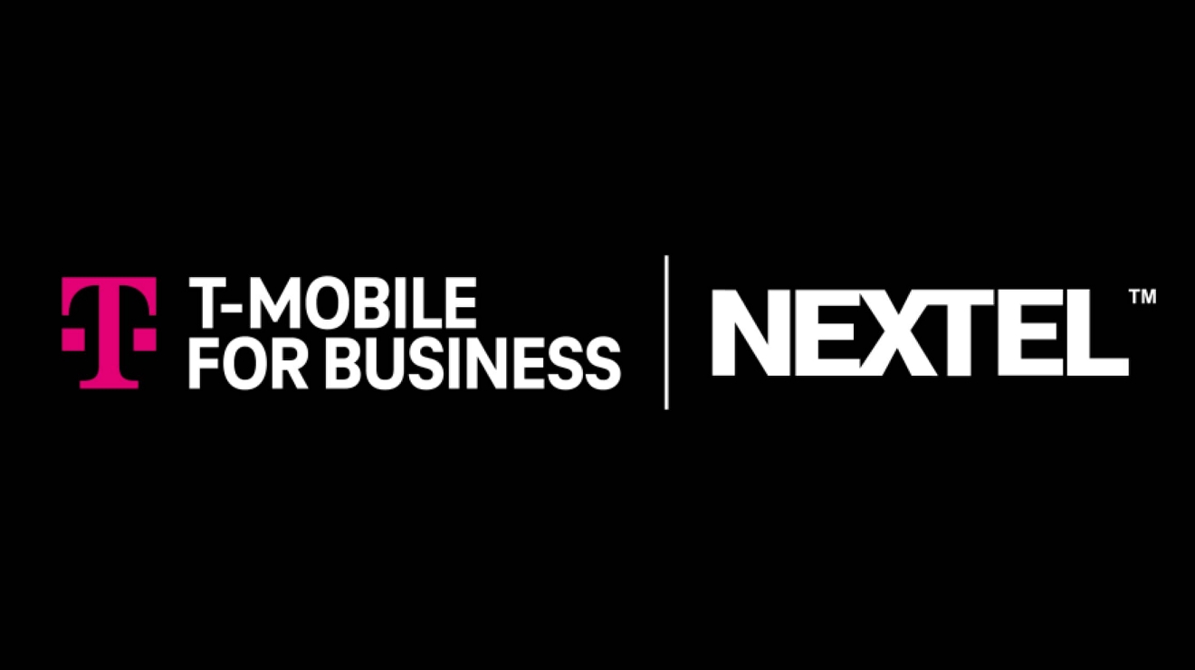 The T-Mobile for Business and Nextel logos.