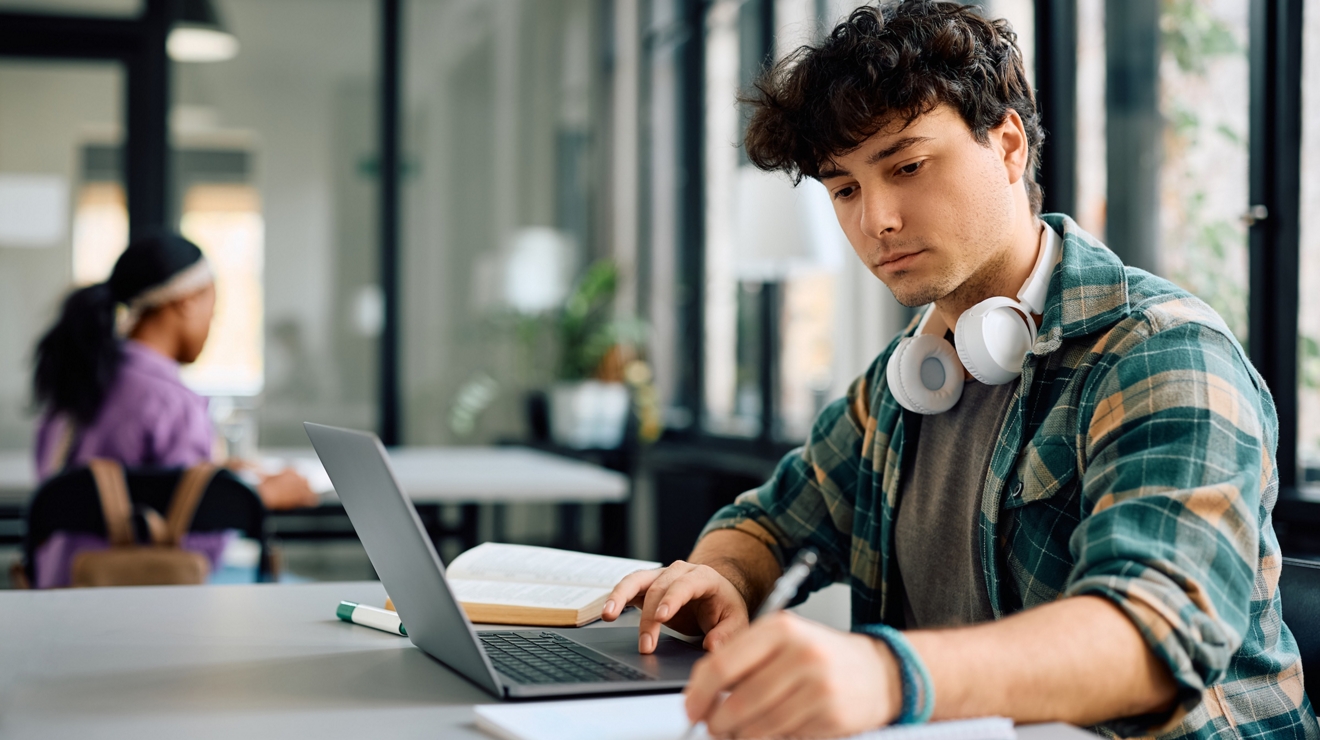 Magenta semi-truck on the highway