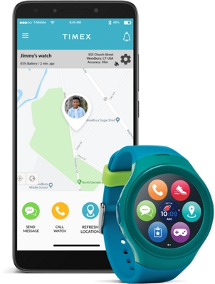 TIMEX FamilyConnect Kids GPS Smartwatch Metro by T Mobile