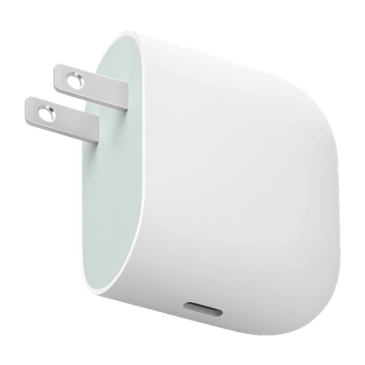 White 45w power adapter