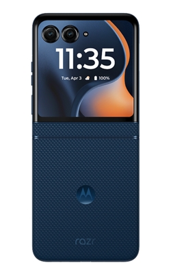 Motorola razr - 2025 - PANTONE Gibraltar Sea 3 of 4 views