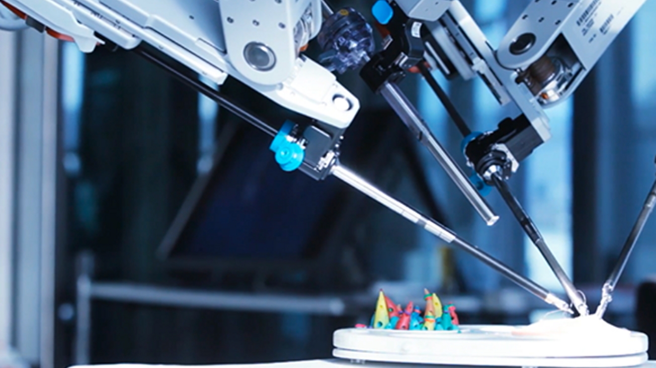 Robotic arm at work