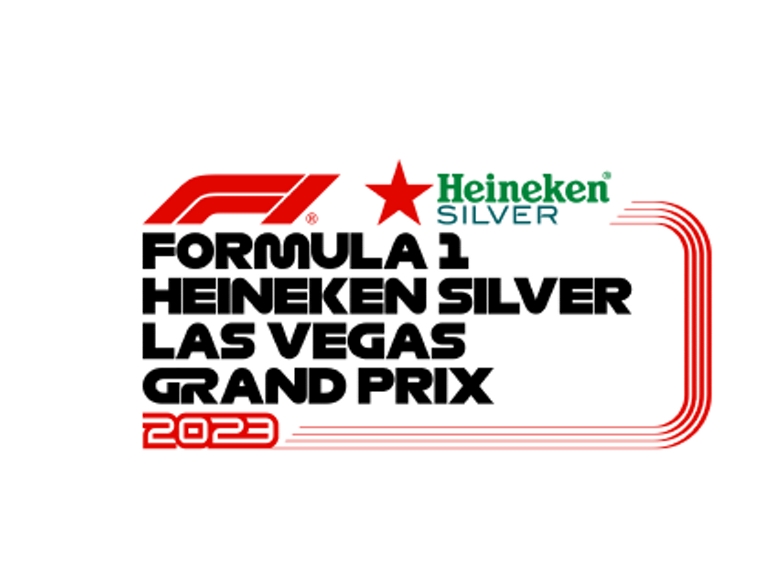 2023 Formula 1 Heineken Silver Las Vegas Grand Prix logo.