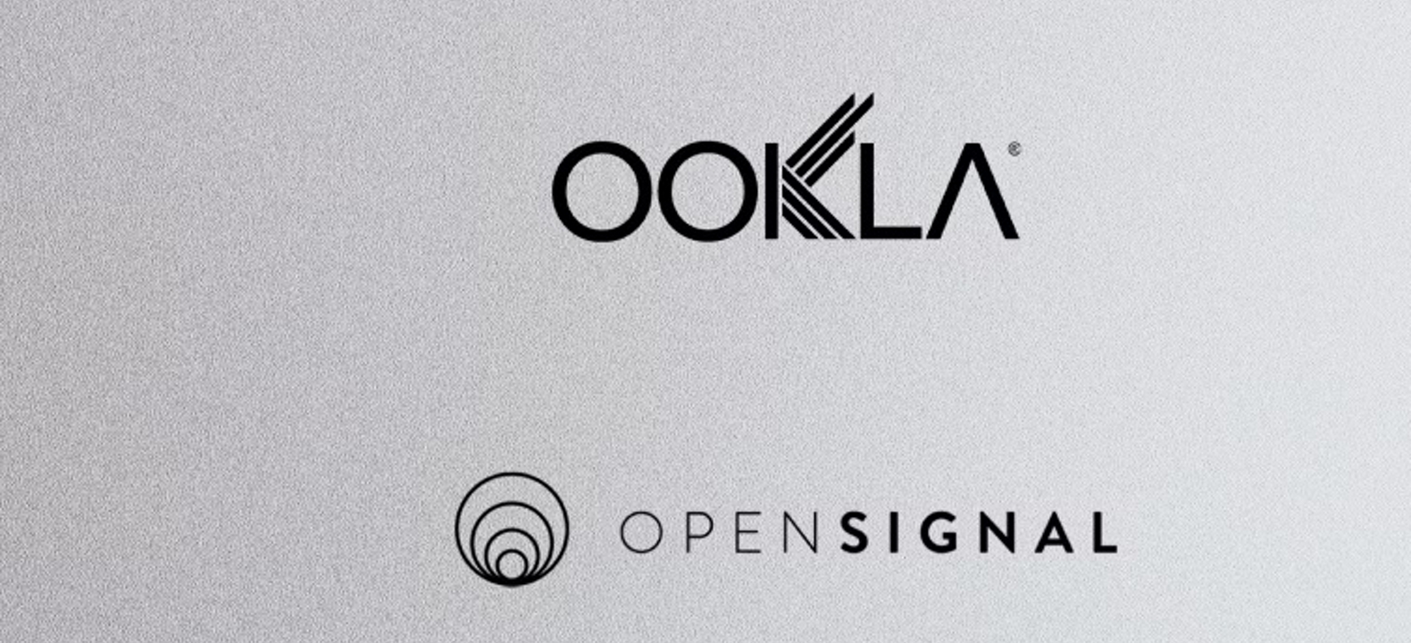 Ookla, Opensignal, and umlaut, part of Accenture, logos.