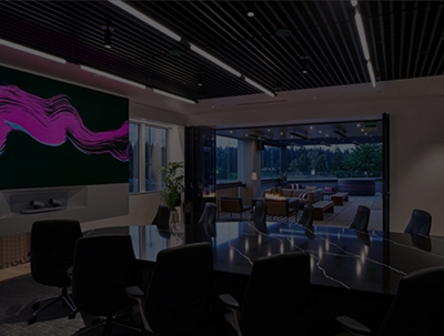 A conference room at the Bellevue Innovation Lab.