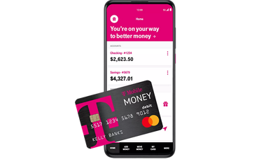 Image of T-Mobile money card