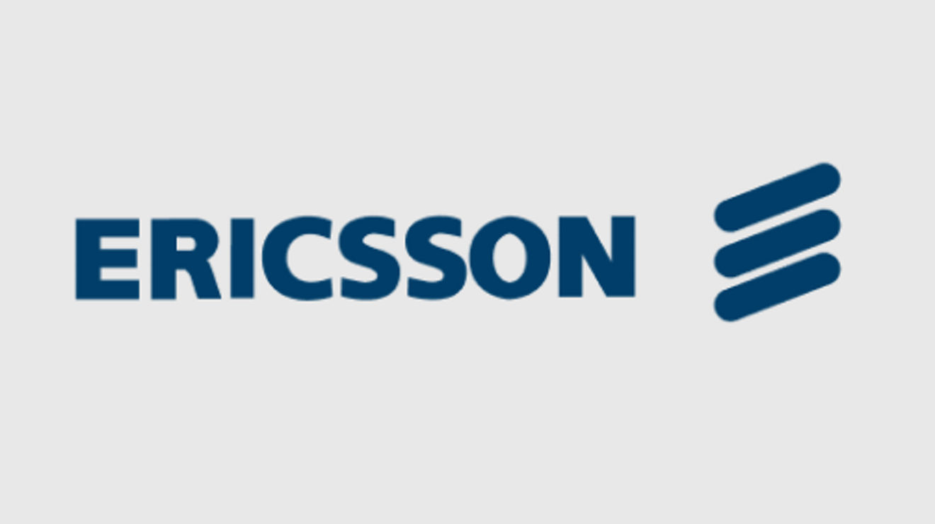 Ericsson logo.
