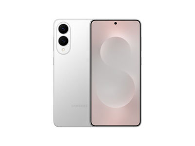 Two Samsung Galaxy S25 Edge devices, shown front and back.