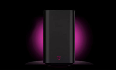 Square, black T-Mobile 5G Internet device